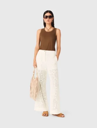 Pantalon en dentelle guipure Pantalon en dentelle guipure