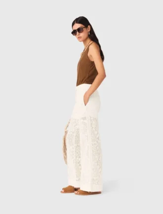 Pantalon en dentelle guipure Pantalon en dentelle guipure