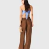 Pantalon en mélange de lin Pantalon en mélange de lin