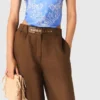 Pantalon en mélange de lin Pantalon en mélange de lin