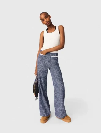Pantalon en tweed