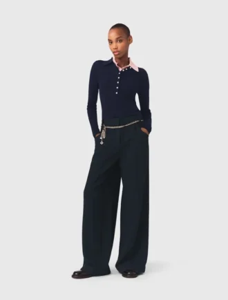 Pantalon en tweed