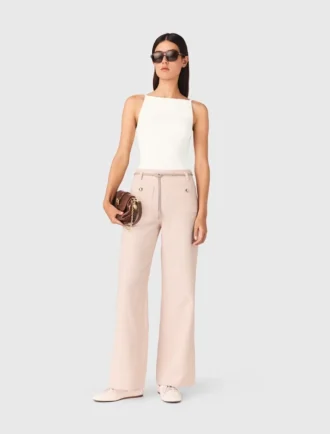 Pantalon en tweed