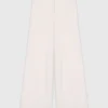 Pantalon large en tweed