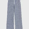Pantalon marin en mélange de lin