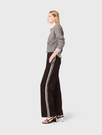 Pantalon à rayures droites