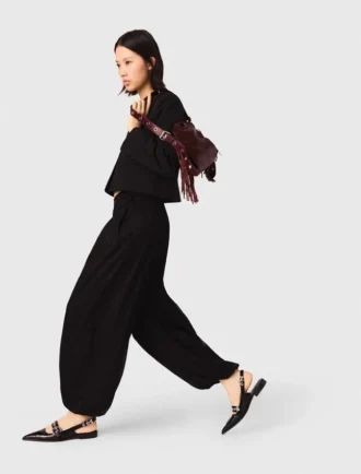 Pantalon sarouel métallisé Pantalon sarouel métallisé