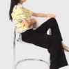 Pantalon évasé