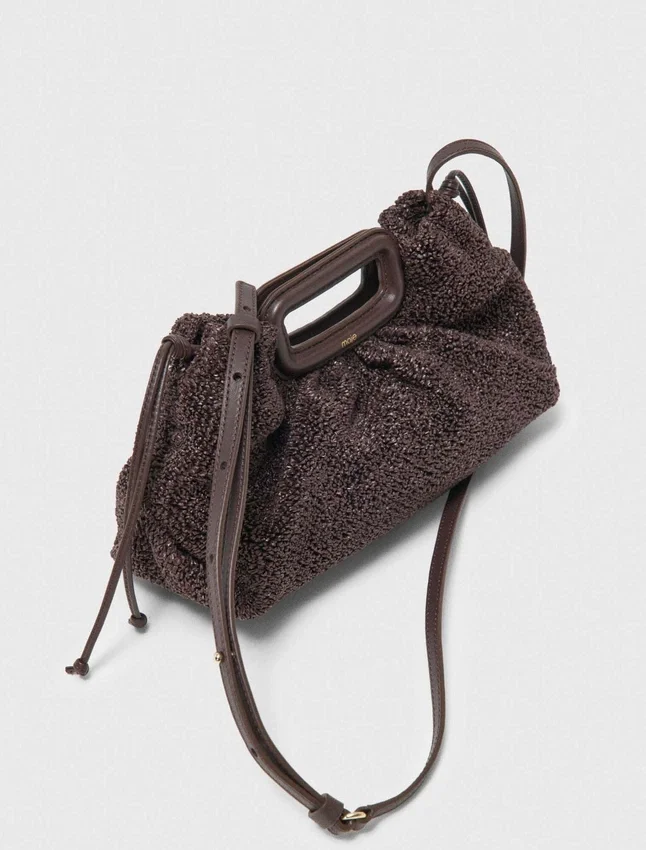 Pochette Mipli effet bouclé Pochette Mipli effet bouclé