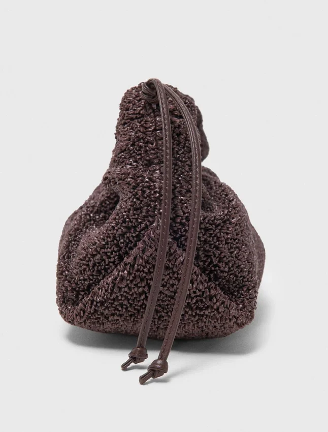 Pochette Mipli effet bouclé Pochette Mipli effet bouclé
