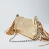 Pochette Miss M en cuir métallisé Pochette Miss M en cuir métallisé