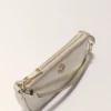 Pochette Sarah en cuir métallisé Pochette Sarah en cuir métallisé