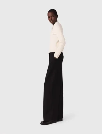 Polo en maille avec col à strass