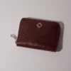 Portefeuille en cuir craquelé Portefeuille en cuir craquelé
