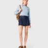 Pull avec nœuds ornés de bijoux dans le dos Pull avec nœuds ornés de bijoux dans le dos
