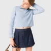 Pull avec nœuds ornés de bijoux dans le dos Pull avec nœuds ornés de bijoux dans le dos