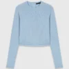 Pull avec nœuds ornés de bijoux dans le dos Pull avec nœuds ornés de bijoux dans le dos