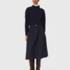 Pull à col roulé en laine