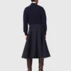 Pull à col roulé en laine