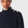 Pull à col roulé en laine