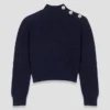 Pull à col roulé en laine