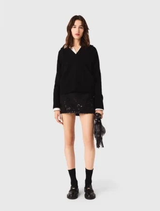 Pull en laine mélangée