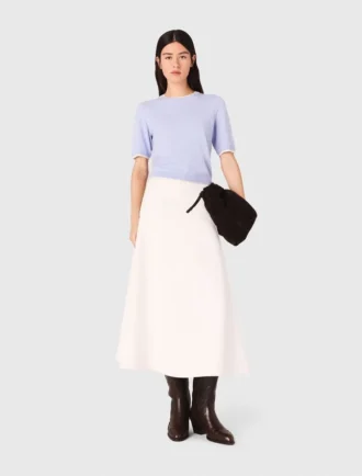 Pull à manches courtes avec strass