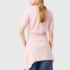 Pull à manches courtes avec strass