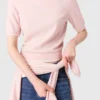 Pull à manches courtes avec strass