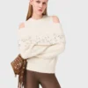 Pull à épaules dénudées Pull à épaules dénudées