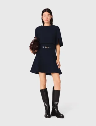 Robe 2 en 1 effet tweed