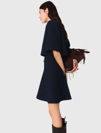 Robe 2 en 1 effet tweed
