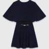 Robe 2 en 1 effet tweed