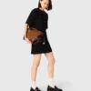 Robe 2 en 1 en tweed brillant
