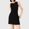Robe 2 en 1 en tweed brillant