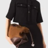 Robe 2 en 1 en tweed brillant