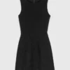 Robe 2 en 1 en tweed brillant