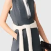 Robe ajustée à effet superposé