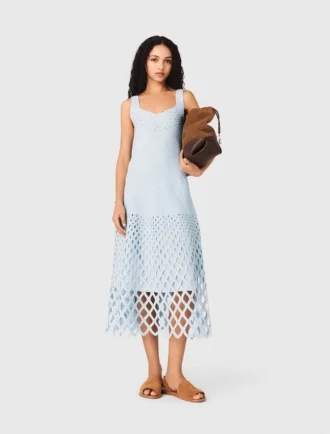 Robe au crochet avec doublure amovible