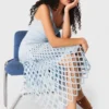 Robe au crochet avec doublure amovible Robe au crochet avec doublure amovible