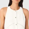 Robe brodée en mélange de lin Robe brodée en mélange de lin