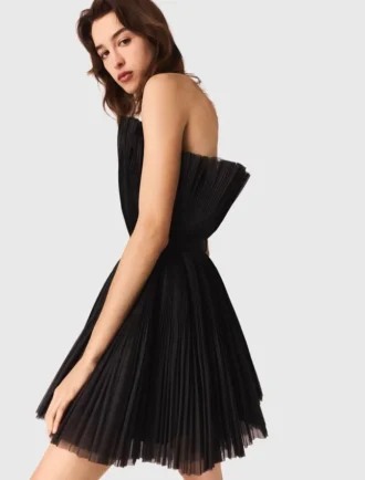 Robe bustier en tulle et organza Robe bustier en tulle et organza