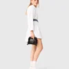 Robe chemise avec ceinture contrastée