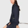 Robe chemise fluide cloutée Robe chemise fluide cloutée