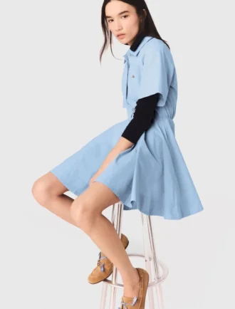 Robe chemise évasée