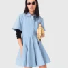Robe chemise évasée
