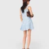 Robe courte en crochet