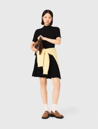 Robe courte en maille