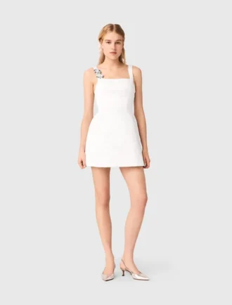 Robe courte en satin Robe courte en satin