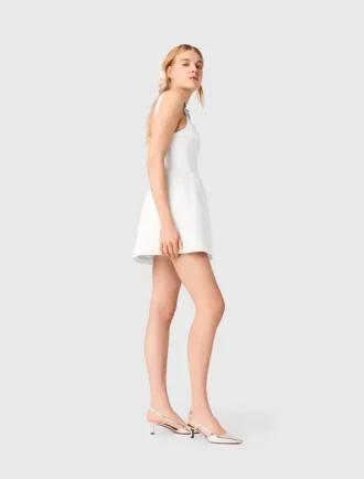 Robe courte en satin Robe courte en satin